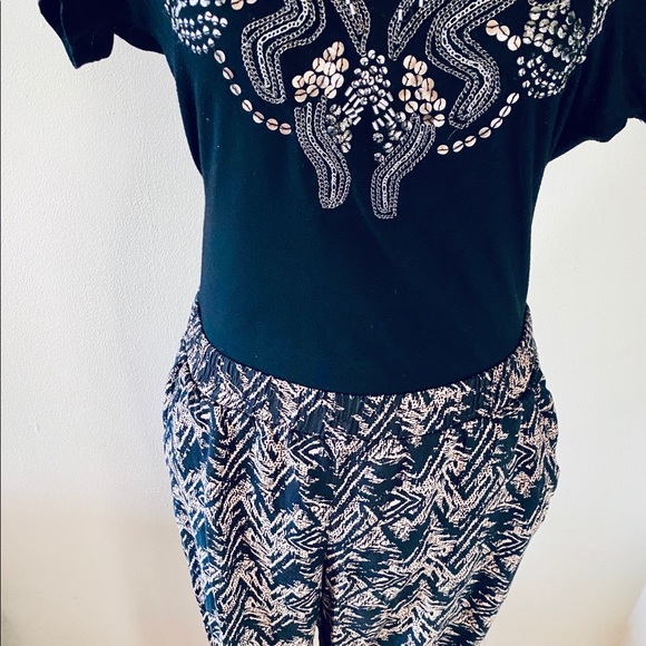 Daytrip Black and Tan Print Jogger Pant - Picture 6 of 8